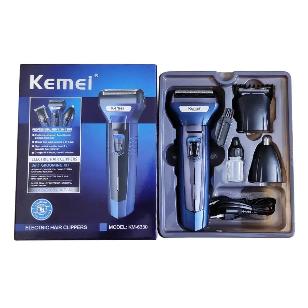 Kemei 3in1 Hair Trimmer kit KM-633
