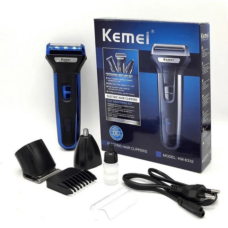 Kemei 3in1 Hair Trimmer kit KM-633
