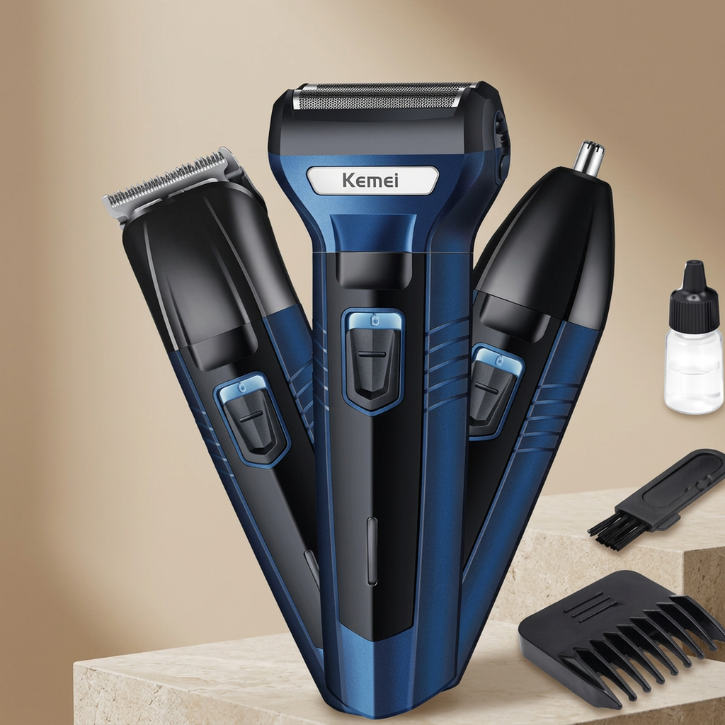 Kemei 3in1 Hair Trimmer kit KM-633